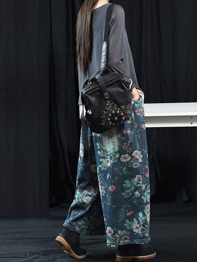 Perfect Imperfections Cropped Wide-Leg Pants