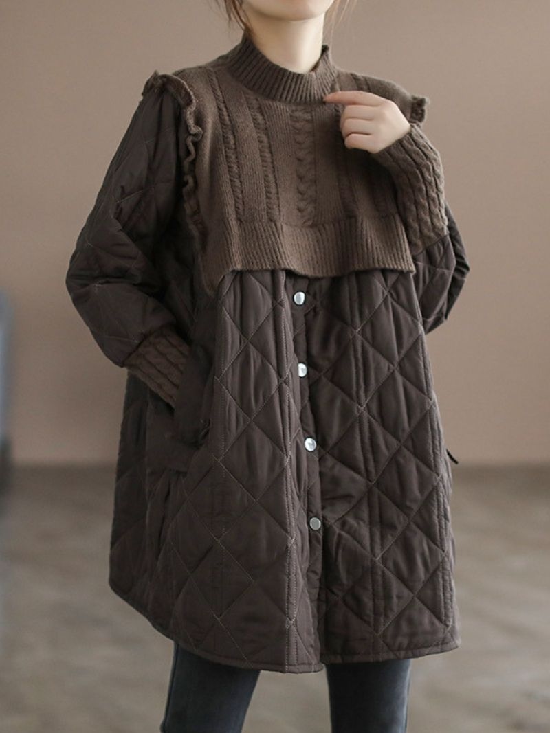 I’m look Pretty With Warm Cotton-Padded Jacket Coat