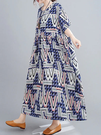 Take A Walk Smock Dress