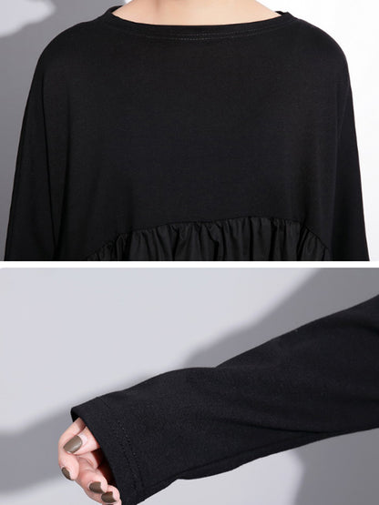 Robe de smock à peplum d'attitude rare