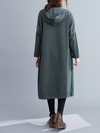 women's Long-Sleeved  Hoodie Coat