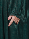 Womnen's Spring Green Rayon A-Line Dress