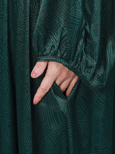Womnen's Spring Green Rayon A-Line Dress