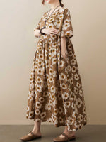 Donner de l'amour robe de blouse florale