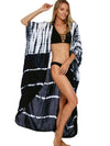 Evatrends cotton gown robe printed kimonos, Outerwear, Nightwear, Rayon, Board Sleeves, Different colors, Tie Dye print