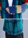 Make Mine Cozy Fair Isle Cardigan Sweater