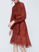 Vestido de encaje de Shiloh Midi