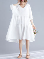 Inspired Spirit Cotton Smock Dress