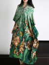 Women's Green A-line Dress