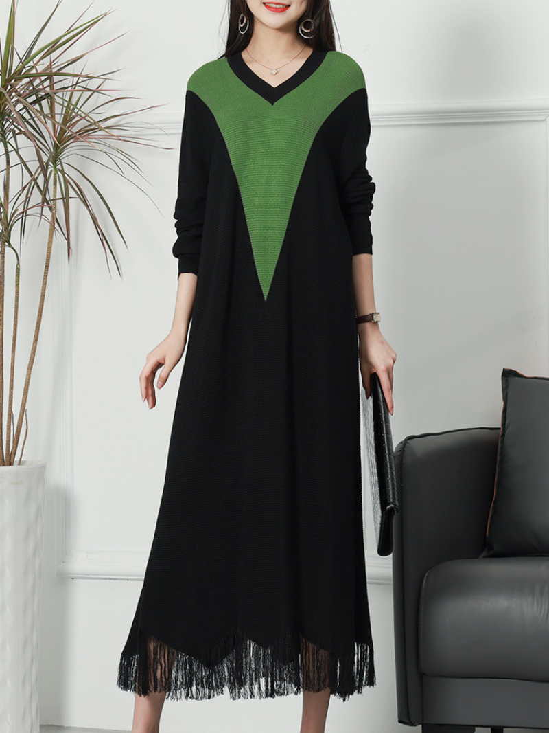 Women's Green Midi-Dress