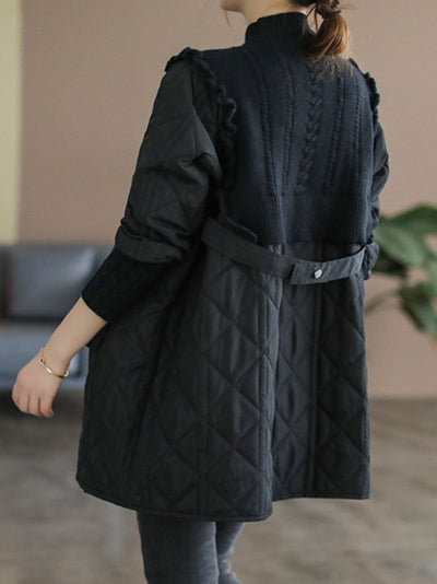 I’m look Pretty With Warm Cotton-Padded Jacket Coat