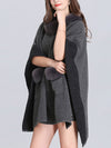 A Cozy Offering Plus Size Cape Cardigan