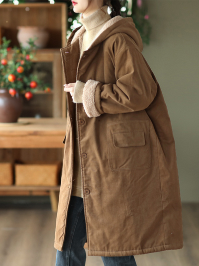 Women's Coffee Loose Coat