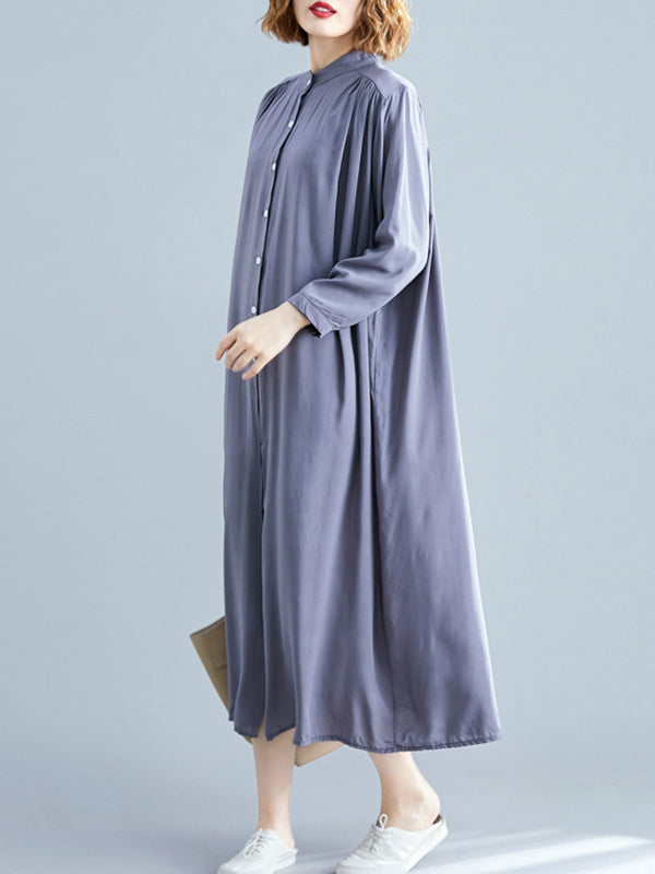 Ella es todo el vestido de camisa midi tiki