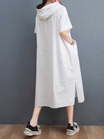 Robe mid de poche à double côté simple