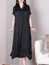 Women's Black A-line Dress