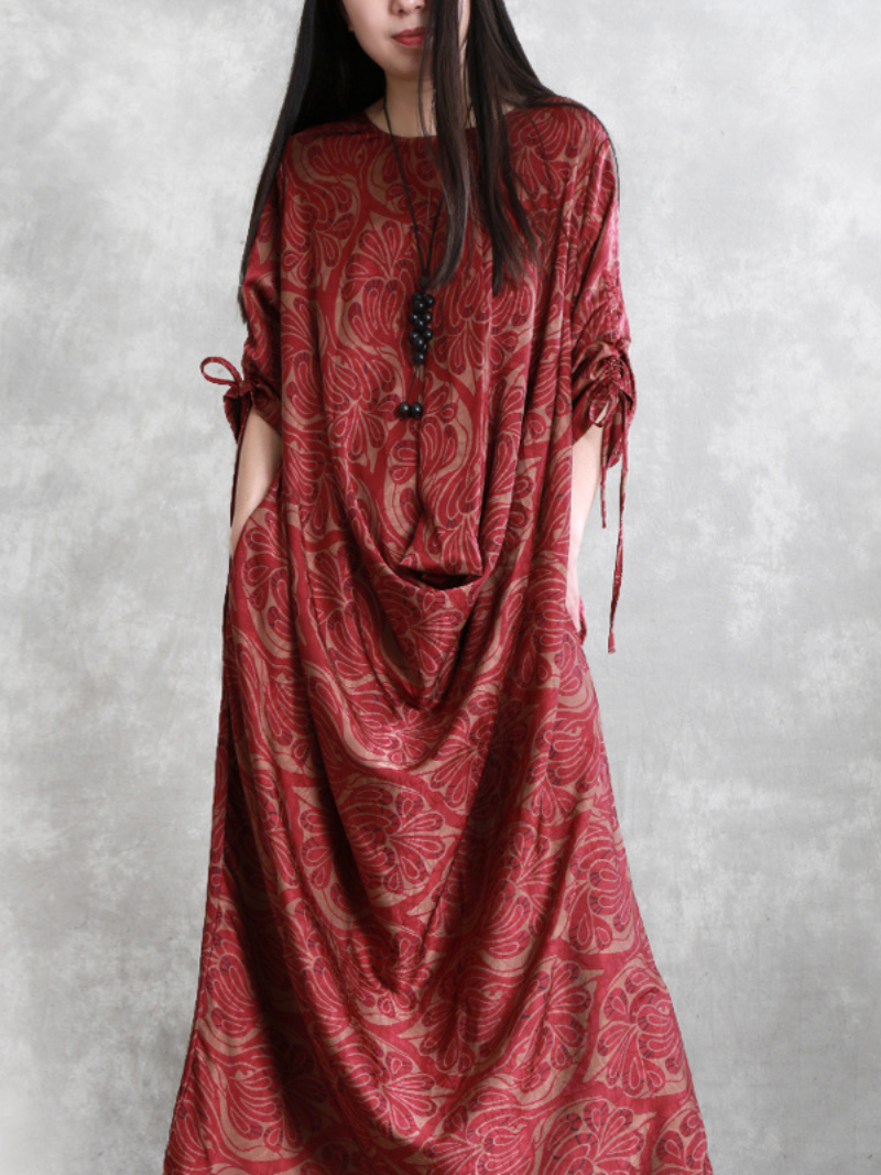 women's spring and summer stylish holiday loose maxi dress and cool skirt