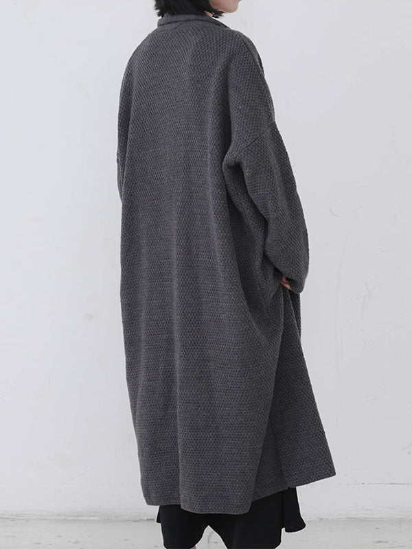Pull à cardigan long diamant avec poche