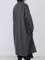 Pull à cardigan long diamant avec poche