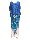 Dancing Peacock Bohemian Ethnic Style Maxi Dress